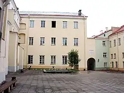 One of the Vilnius University courtyards is named after M.K. Sarbiewski