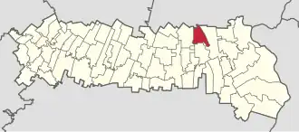 Location in Ialomița County