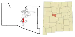 Location of Los Trujillos-Gabaldon, New Mexico