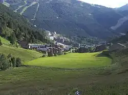 View of Incles from the Incles valley