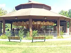 The Van Saun Park carousel.
