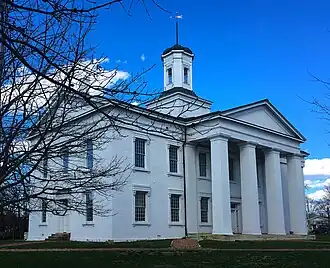 Image 52Vandalia State House, the former state capitol. It was built in 1836 and is maintained by the Illinois Historic Preservation Agency. Photo credit: Art davis (from Portal:Illinois/Selected picture)