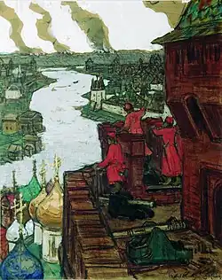 The Tatars Come, by Apollinary Vasnetsov (1909)