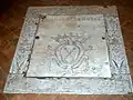 Tombstone of the Venuta family in the floor