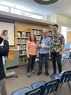 Nobel Prize winner Victor Ambros visited his alma mater, Woodstock Union High School, on April 4, 2025.