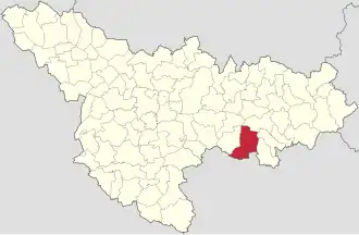 Location in Timiș County