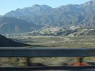 Photograph of Victorville, California taken from afar