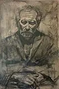 Old Man, charcoal on paper, 1928-1932