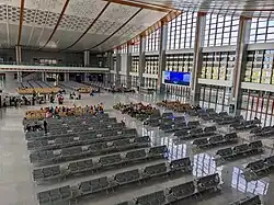 Vientiane railway station waiting area
