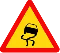 222a: Slippery road