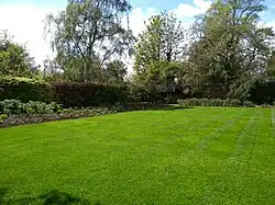 A small part of the gardens during a sunny day