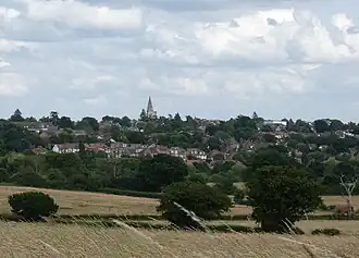 A view of Enfield from Vicarage Farm