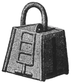 Viking Age padlock found at Birka.