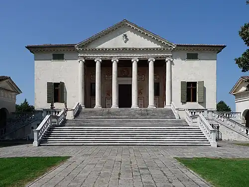 Palladio, Villa Badoer, 1556 on, one of his villas on the terrafirma