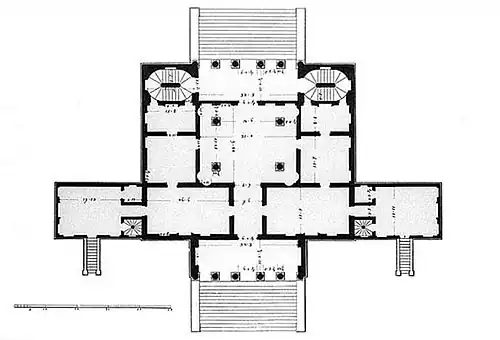 Plan of the Villa Cornaro