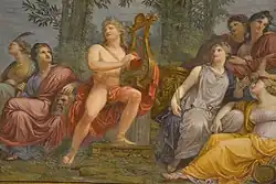 The Parnassus, detail