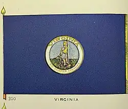 A depiction of the state flag from 1917