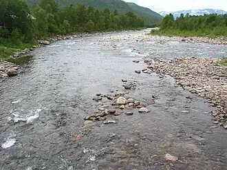 Virvasselvas meeting with Ranelva (on the right)