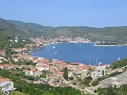 Town and bay of Vis