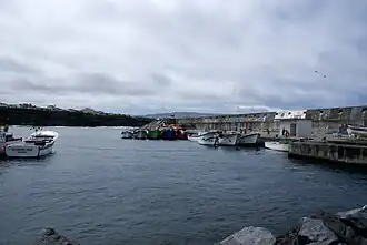 The main harbour and port of Rabo de Peixe, the life-blood of the community