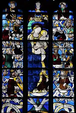 Late Gothic Tree of Jesse window from Evreux Cathedral