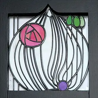Window for the House of an Art Lover, by Margaret Macdonald Mackintosh (1901)