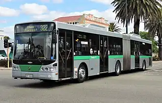 Transperth Volgren CR228L bodied Volvo B12BLEA
