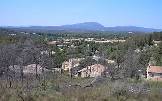 A general view of Prades-le-Lez