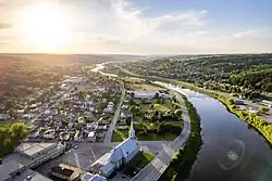 Aerial view of Beauceville