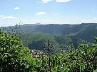 A general view of Aumessas