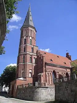 Church of Vytautas the Great in Kaunas, built in the early 15th century