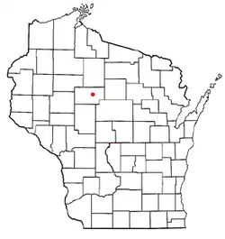 Location of Chelsea, Wisconsin