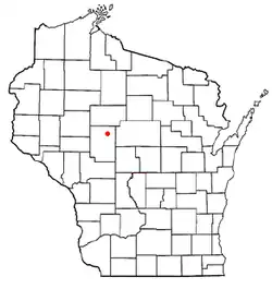 Location of Green Grove, Wisconsin
