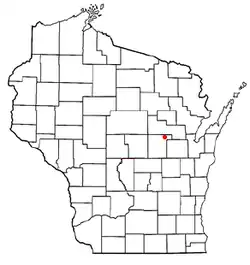 Location of Larrabee, Wisconsin