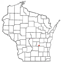 Location of Mackford, Wisconsin