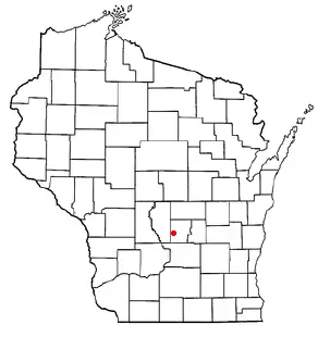 Location of Oxford (town), Wisconsin