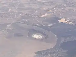 Wahbah Crater From An Airplane