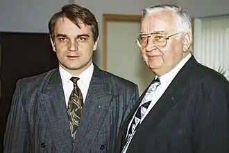 Waldemar Pawlak, Egon Klepsch 1994.jpg