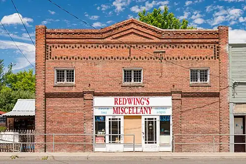 Old building in downtown Wallowa