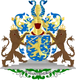 1815 coat of arms with the "Walram-crest"