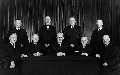 Warren Court, (March 25, 1957 - October 13, 1958)