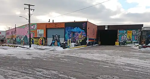 Recycling center (later addition)