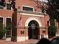 Entrance to the William N. "Billy" Hall Administrative Building annex of the Webb County Courthouse in Laredo