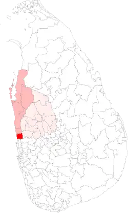 Location of Wennappuwa