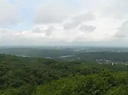 Upland view of the Ostzyckie Lake