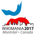 The logo of Wikimania 2017