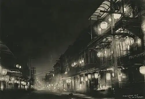 Midnight in Chinatown, 1903