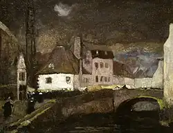 Oil painting by William Atkinson.