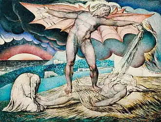 William Blake, Satan Smiting Job with Sore Boils,  1826