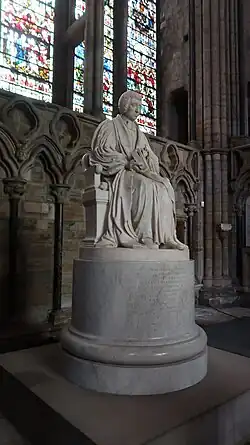William Van Mildert statue - the last of the Prince Bishops